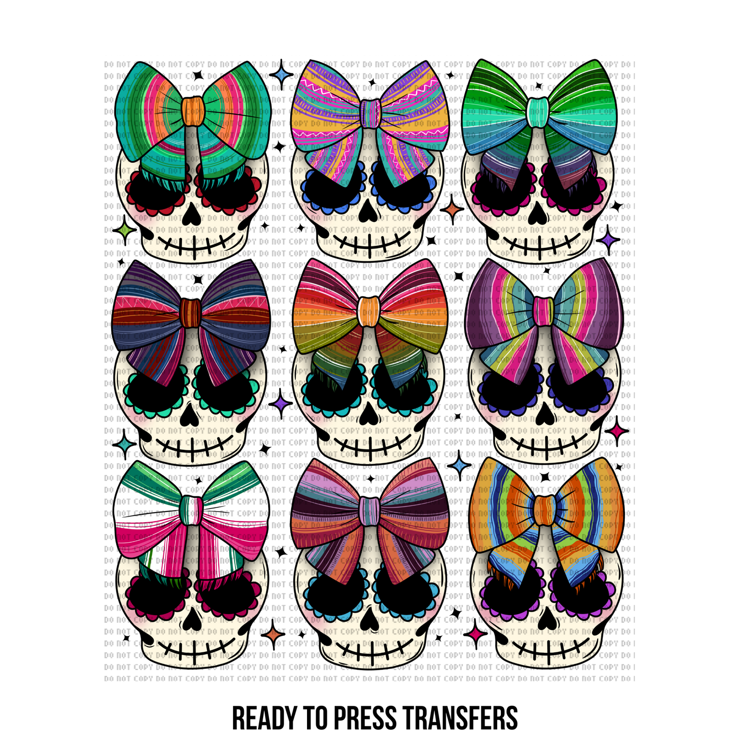 Serape Bow Calaveras