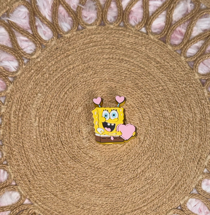 Yellow Sponge Straw Topper