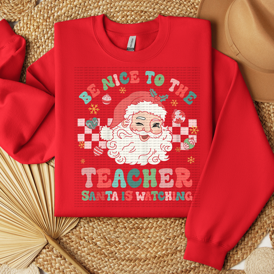 Be Nice To The Teacher-Santa