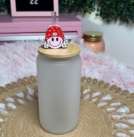 Happy Heart Straw Topper