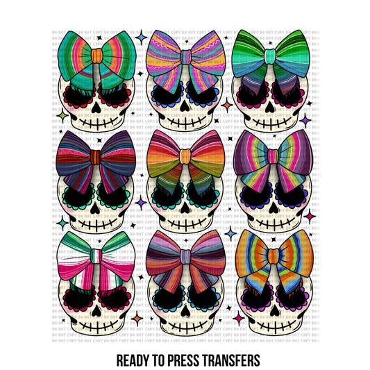 Serape Bow Calaveras