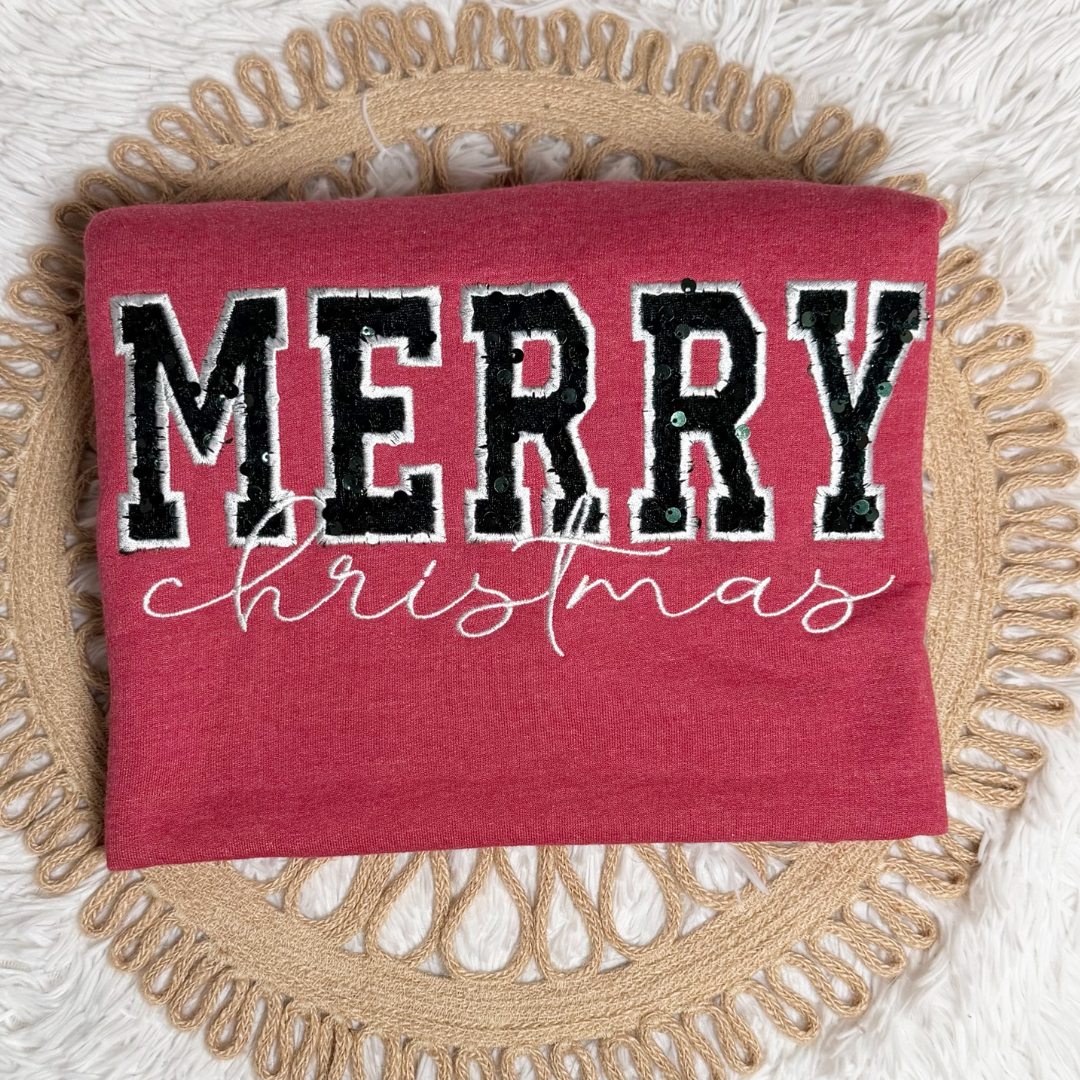 Merry Christmas - Sequin